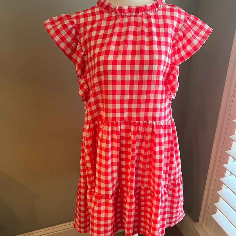 Pink Gingham Dress